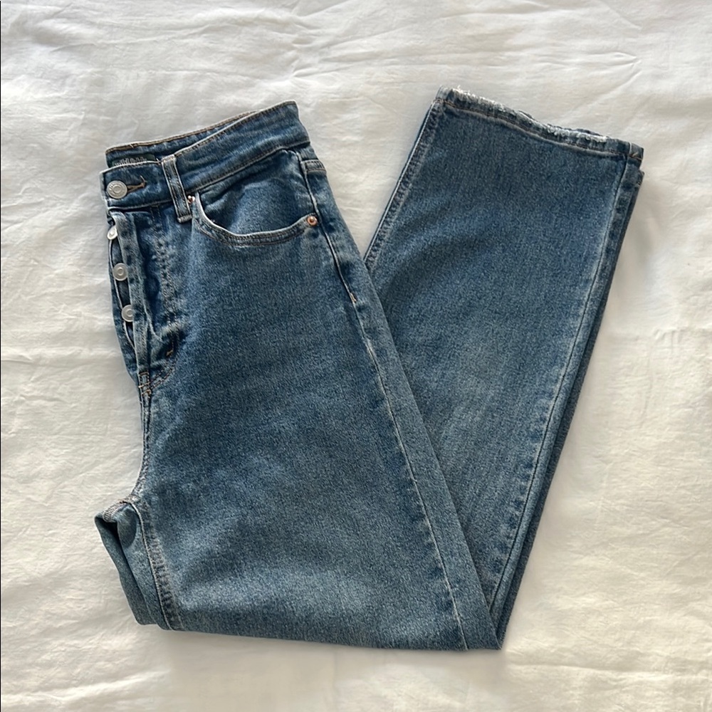 Wild Fable Classic Denim High Rise Straight Leg Jeans
